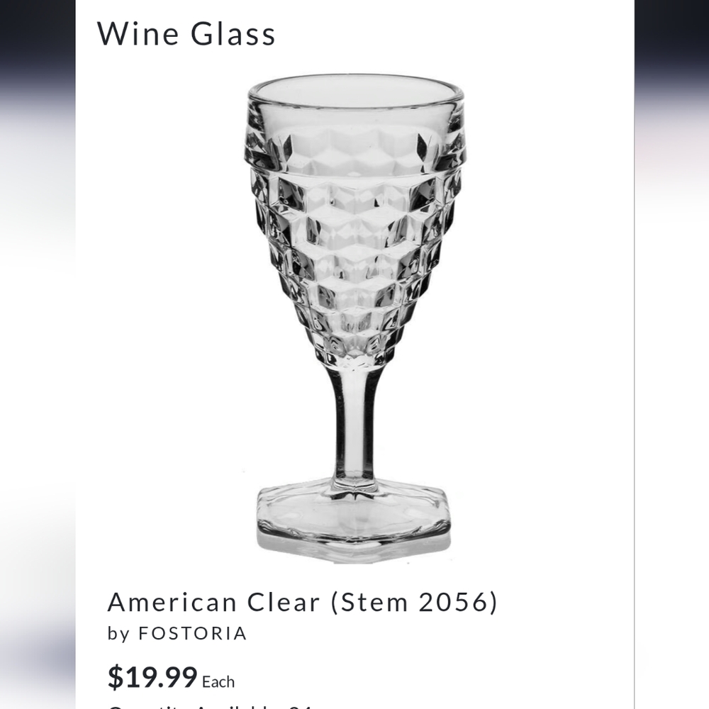 Wine glasses